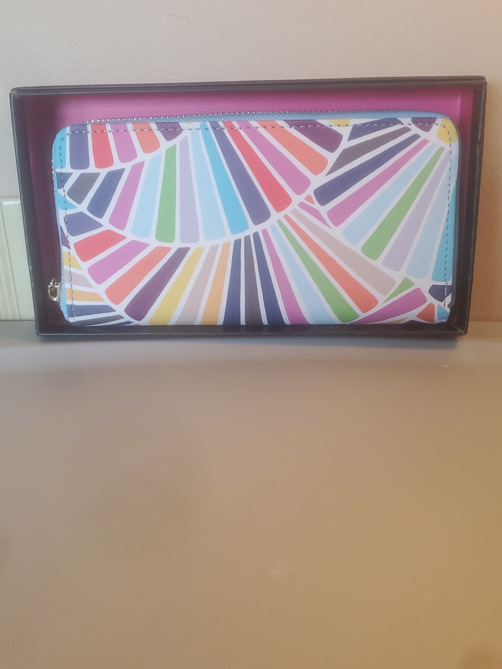 Trina Turk Hot Pink Interior Wallet or Clutch